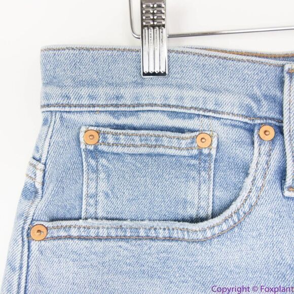 NEW Madewell The Momjean in Austrey Wash: Ripped Edition, 32 - Picture 15 of 16